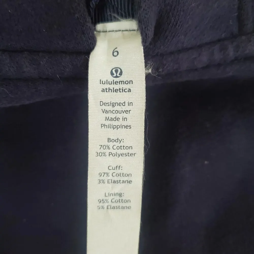 Lululemon Wind Down Navy Blue Hoodie 6